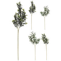 RAMURĂ DECORATIVĂ - verde, Basics, plastic (66cm)