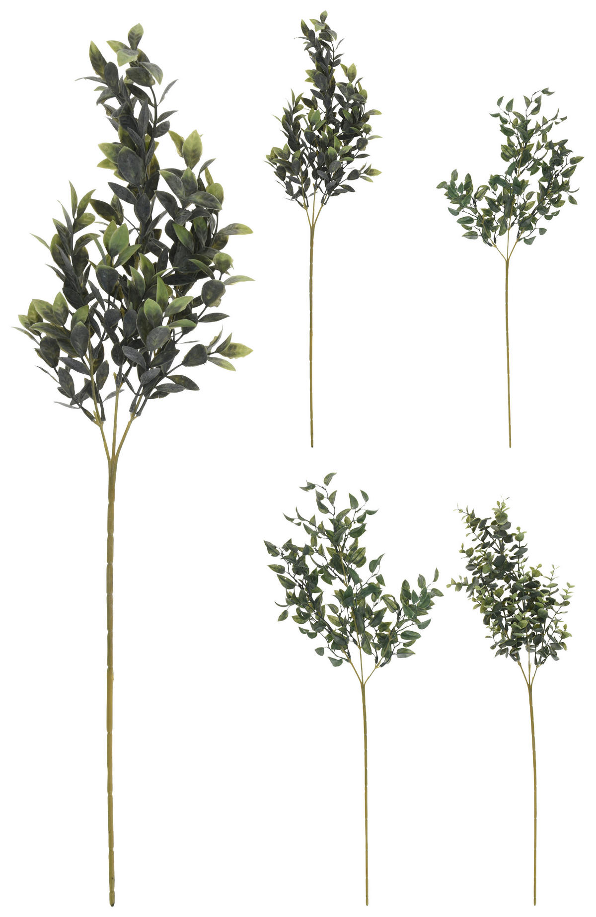 RAMURĂ DECORATIVĂ - verde, Basics, plastic (66cm)