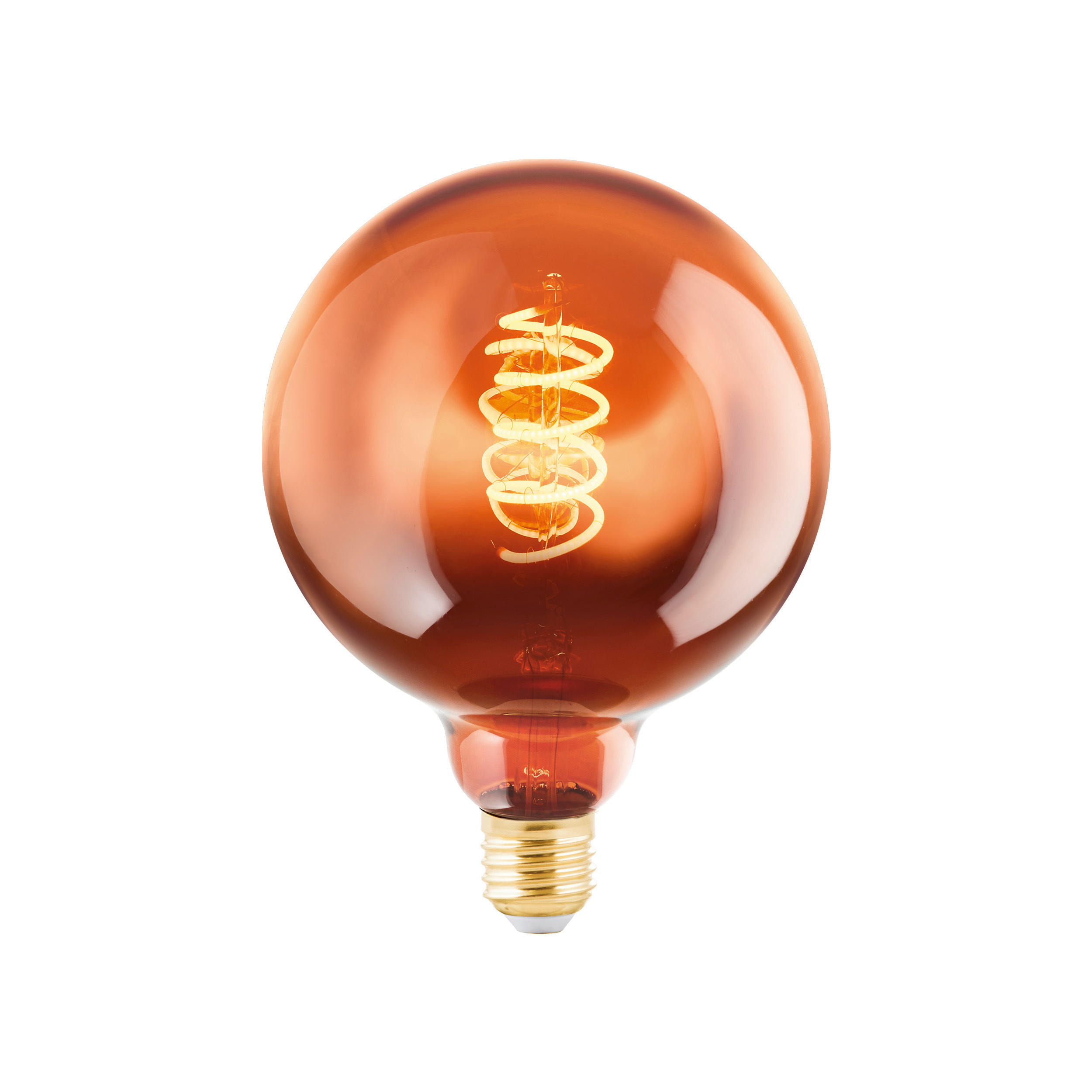 LED-LJUSKÄLLA   E27 4 W  - kopparfärgad, Basics, glas (12,5/17,0cm) - Eglo