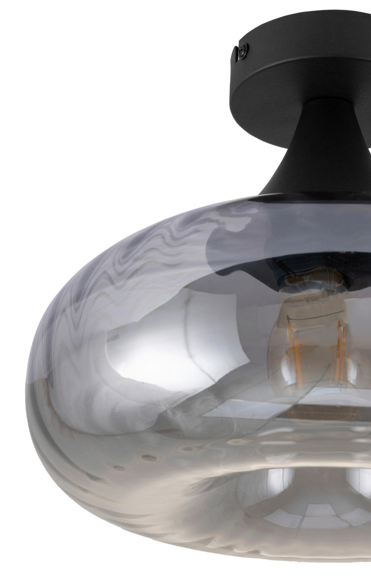 DECKENLEUCHTE 28/23 cm   - Design, Glas/Metall (28/23cm) - Collet's Monde