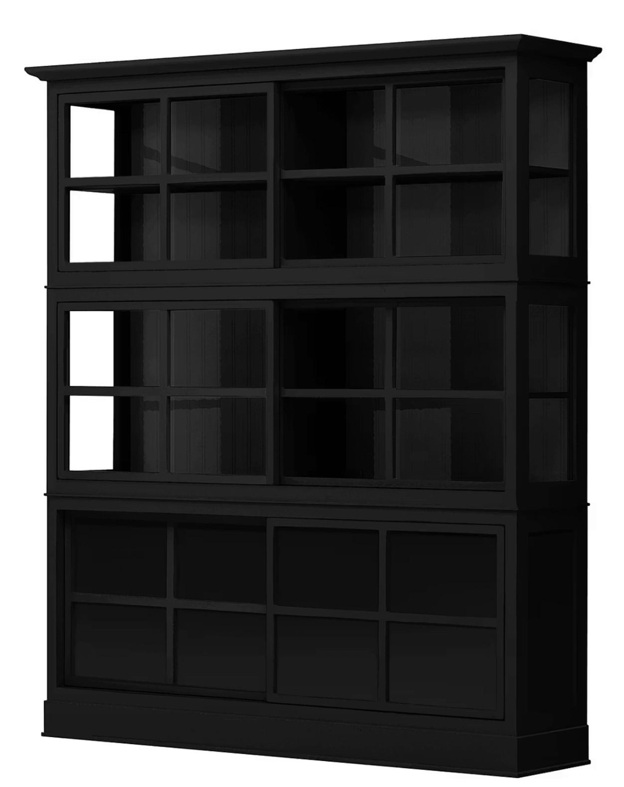 HIGHBOARD UrbanClass  in 190,5/219,5/49 cm  - Schwarz, LIFESTYLE, Glas/Holz (190,5/219,5/49cm) - Livetastic