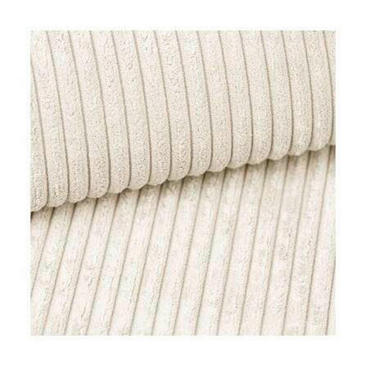 ECKSOFA BRAZIL L Beige Rückenkissen, Schlaffunktion, Rücken echt  - Beige/Schwarz, Design, Kunststoff/Textil (290/200cm) - MID.YOU