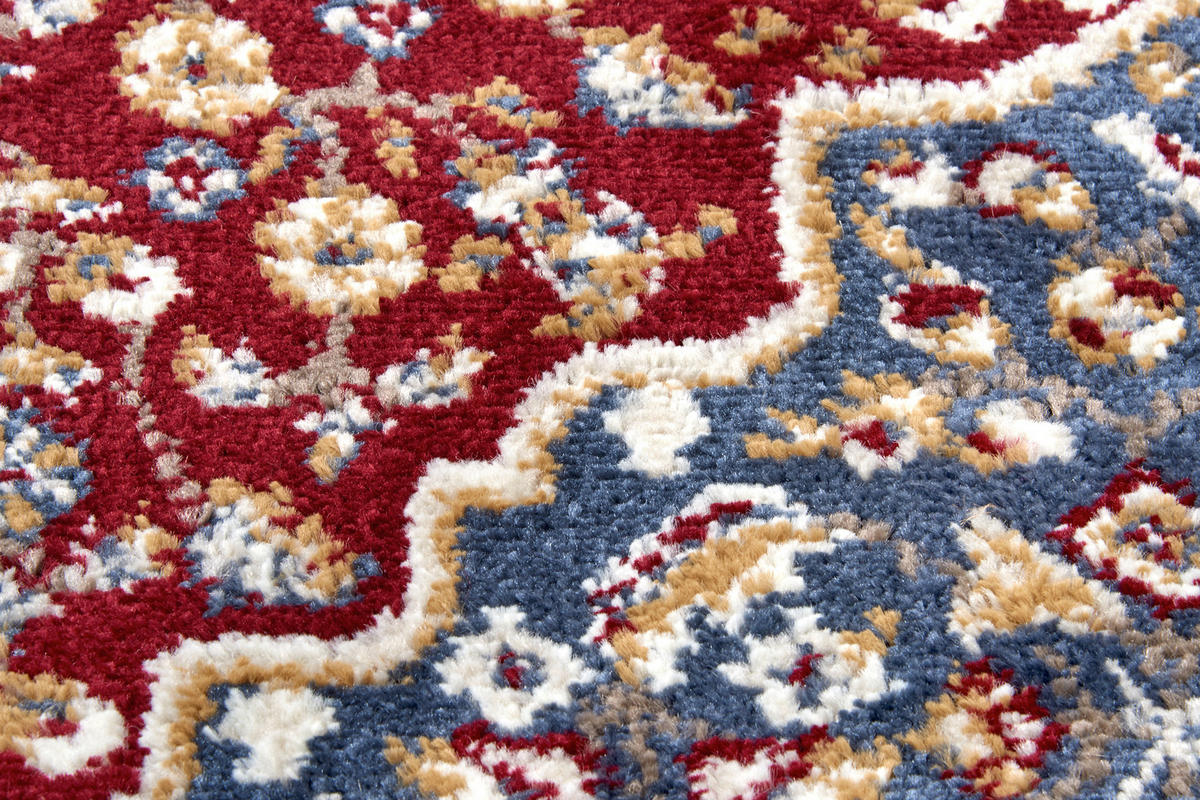 FLACHWEBETEPPICH 120/170 cm Luxor Multicolor, Rot  - Rot/Multicolor, Design, Kunststoff/Textil (120/170cm)