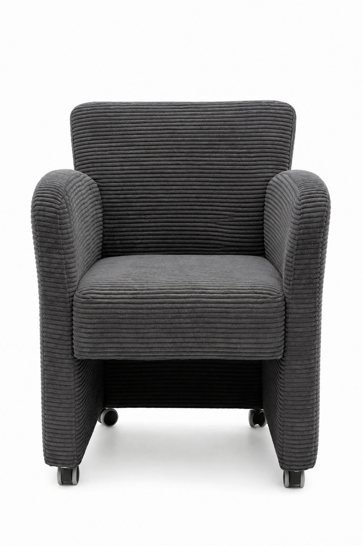 STOLICA S NASLONOM ZA RUKE  antracit  drvo, tekstil, drvni materijal      - antracit, Moderno, drvni materijal/drvo (65/85/66cm) - Livetastic