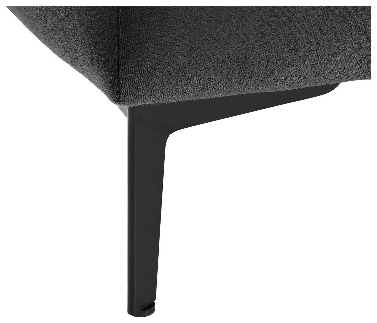 BOXSPRINGBETT 180/200 cm  in Dunkelgrau  - Dunkelgrau/Schwarz, Konventionell, Textil/Metall (180/200cm) - Boxxx