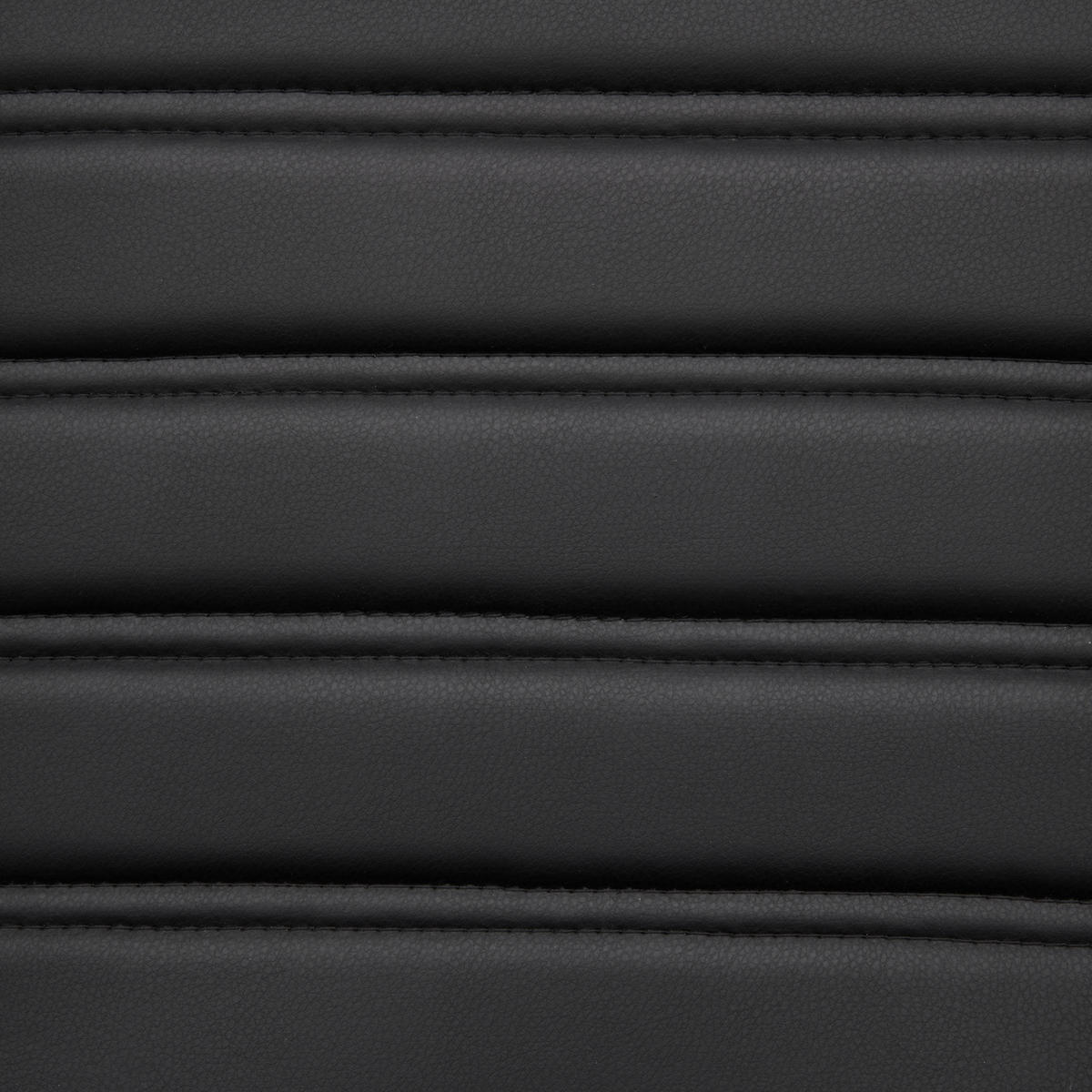 BESUCHERSTUHL  in Lederlook Schwarz  - Schwarz, Lifestyle, Holz/Kunststoff (55/92/64cm) - Livetastic
