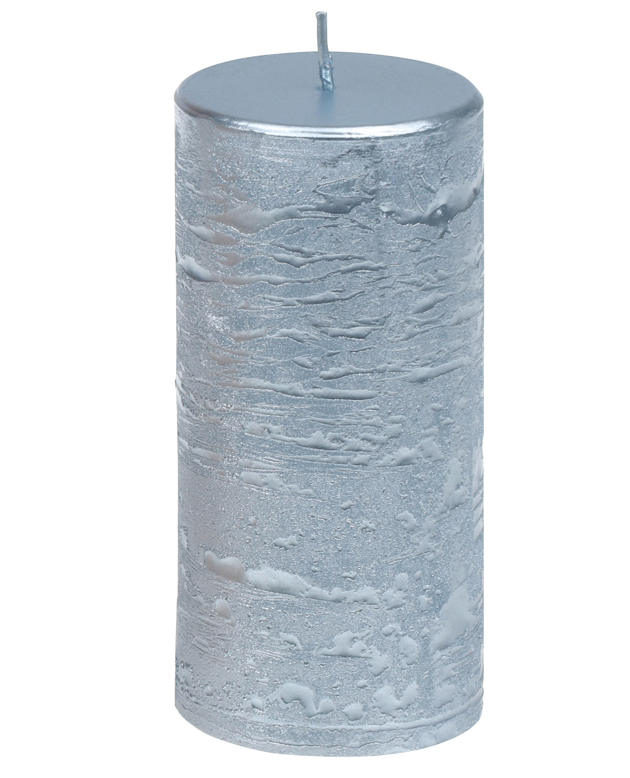 STUMPENKERZE  - Hellblau, KONVENTIONELL (5,8/12cm)