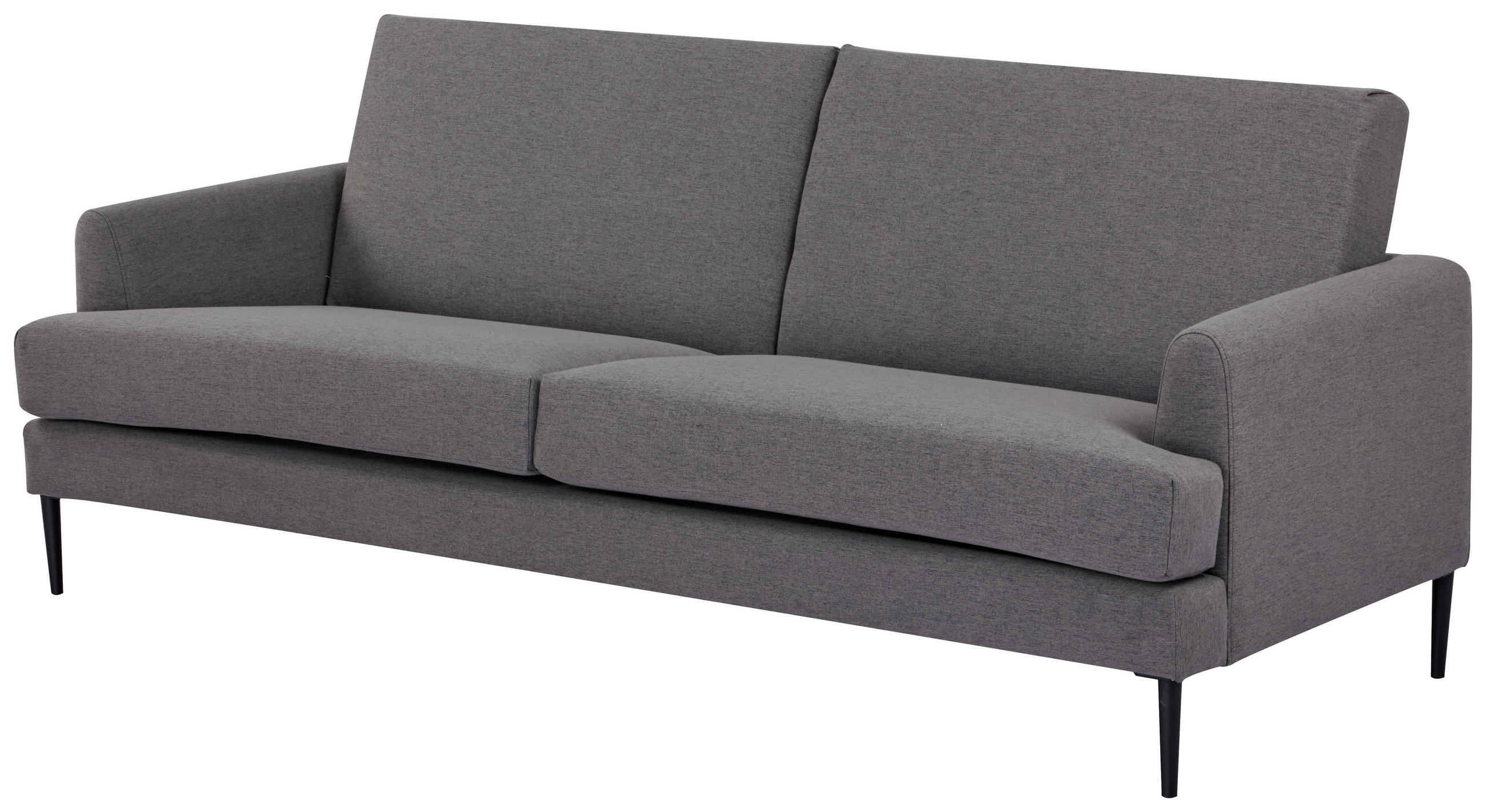 Thumbnail - Mid.you 2-Sitzer-Sofa, Grau, Textil, 3-Sitzer, 183x77x87 cm, Wohnzimmer, Sofas & Couches, Sofas, 2-Sitzer Sofas