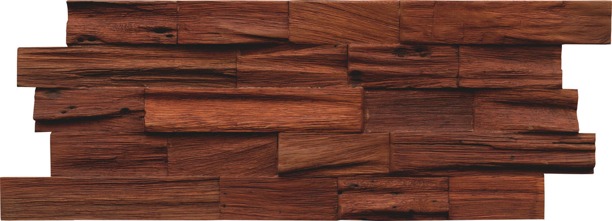 WANDVERKLEIDUNG - Braun, Basics, Holz (50/20/1.8cm)