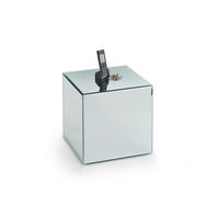 BEISTELLTISCH 40/40/45 cm Klar rechteckig  - Klar, MODERN, Glas/Holzwerkstoff (40/40/45cm) - Milino