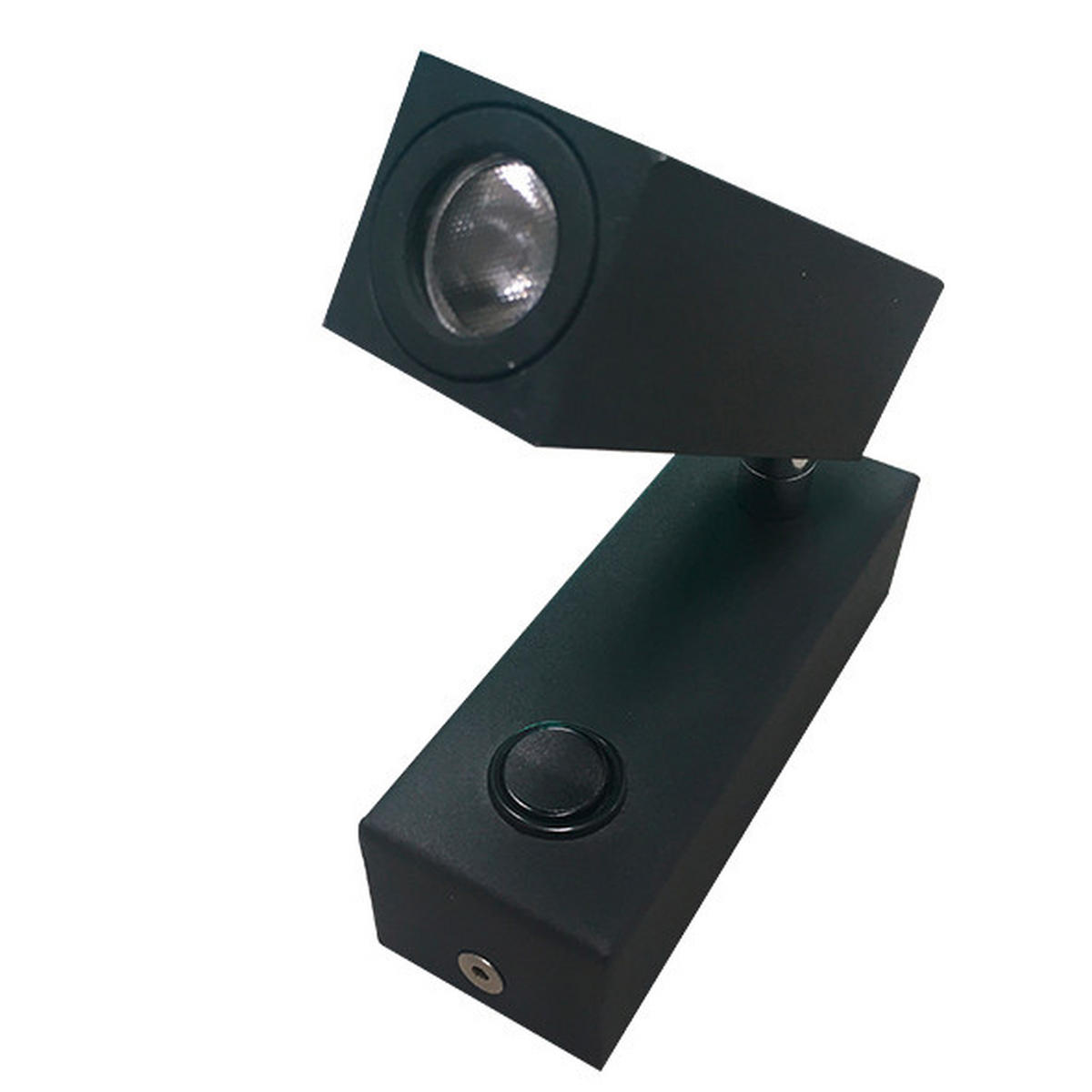 LED-WANDLEUCHTE 11/8/4 cm   - Schwarz, Design, Metall (11/8/4cm)