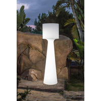 LED STEHLAMPE GRACE 140 Grace 37/140 cm   - Weiß, Design, Kunststoff (37/140cm) - Newgarden