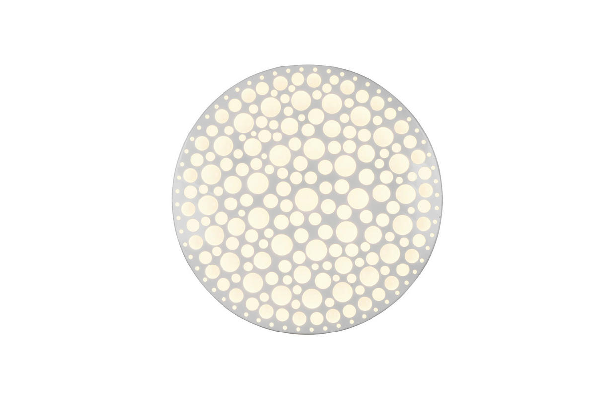 LED-DECKENLEUCHTE Chizu 40,5/9 cm   - Weiß, Basics, Kunststoff (40,5/9cm)