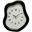 WANDUHR Schwarz, Weiß 29/36/4,5 cm  - Schwarz/Weiß, Trend, Holzwerkstoff/Kunststoff (29/36/4,5cm) - Ambia Home