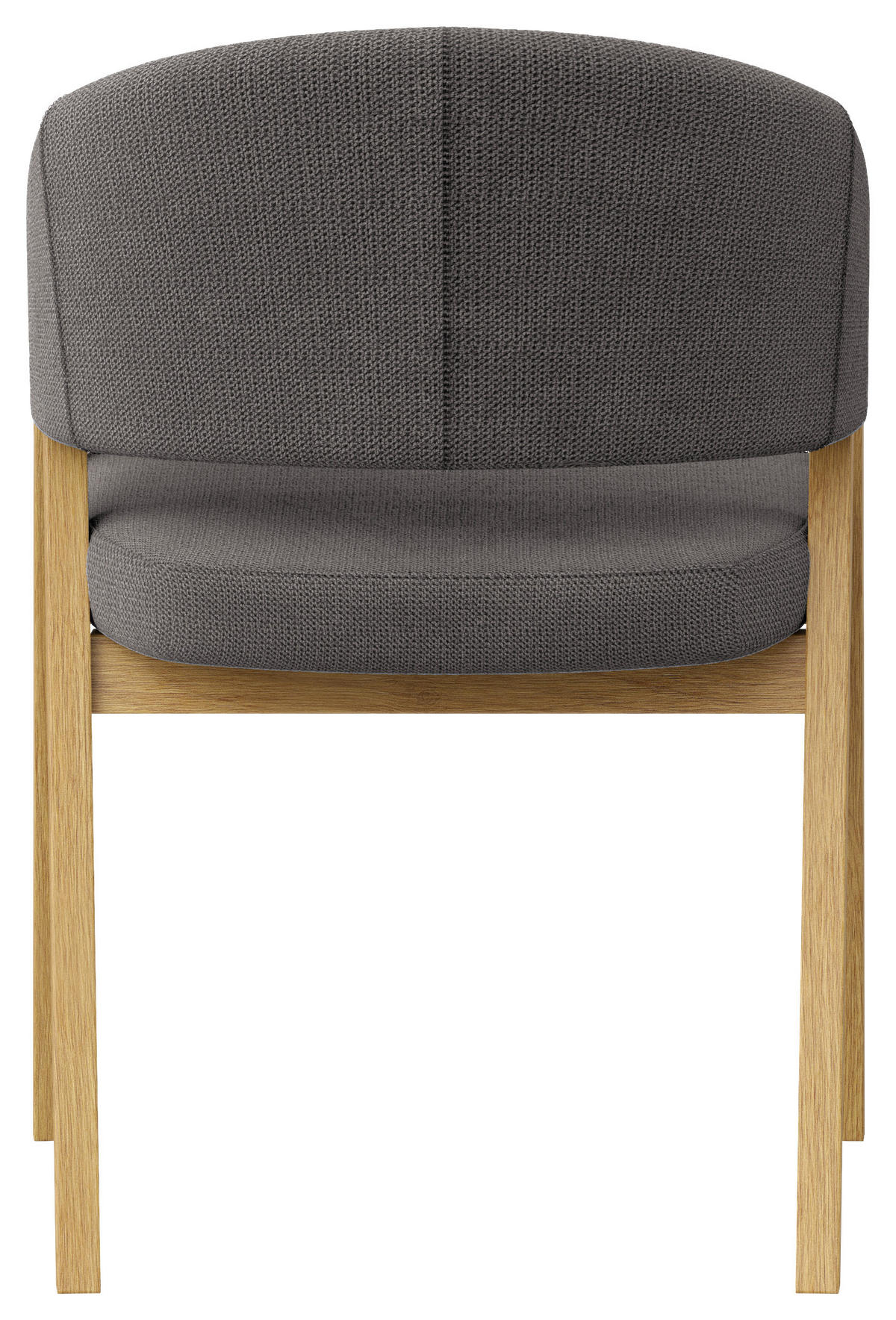 ARMLEHNSTUHL  in Mikrofaser  - Eichefarben/Schwarz, KONVENTIONELL, Holz/Textil (59/96/60cm) - Carryhome