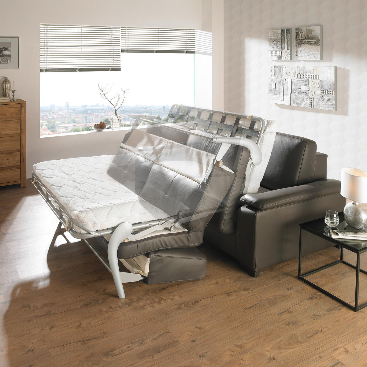 SCHLAFSOFA Multicolor  - Multicolor, Design, Holz/Textil (200/86/97cm) - Novel