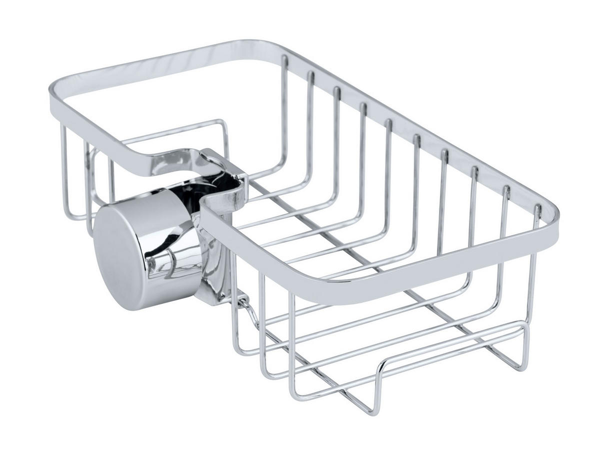 DUSCHKORB - Chromfarben, MODERN, Kunststoff (28,5/4/11,5cm) - Wenko