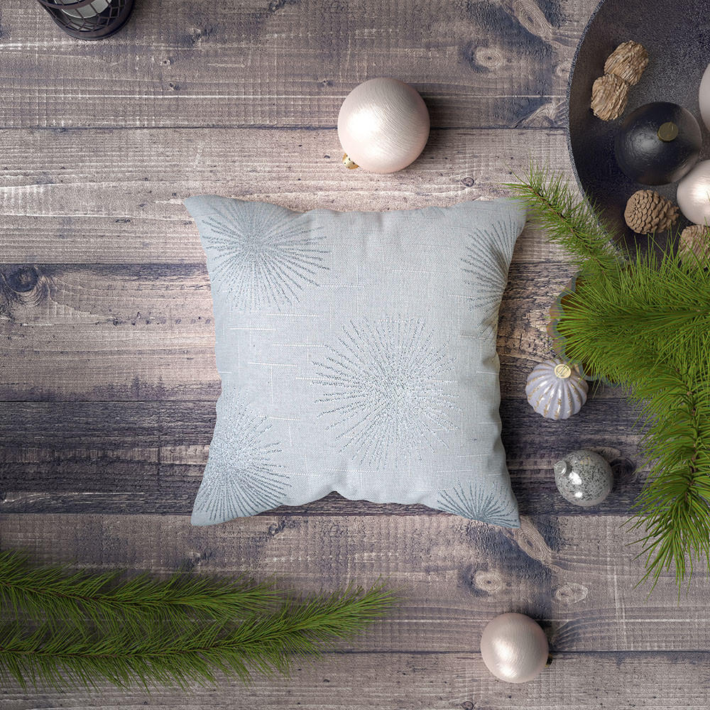 JASTUČNICA - srebrne boje/bež, Basics, tekstil (40/40cm) - X-Mas