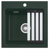 SPÜLE Kara 51 / 50030156  - Dunkelgrün, Basics, Keramik (51/20/51cm) - Systemceram