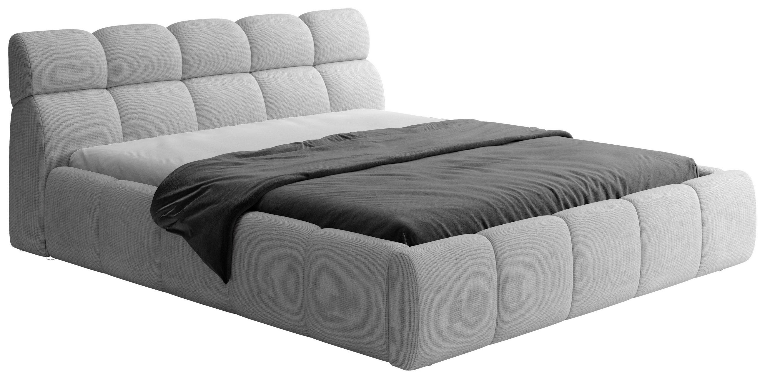 POLSTERBETT Beige 180/200 cm  - Beige/Schwarz, Trend, Holz/Kunststoff (180/200cm) - Esposa