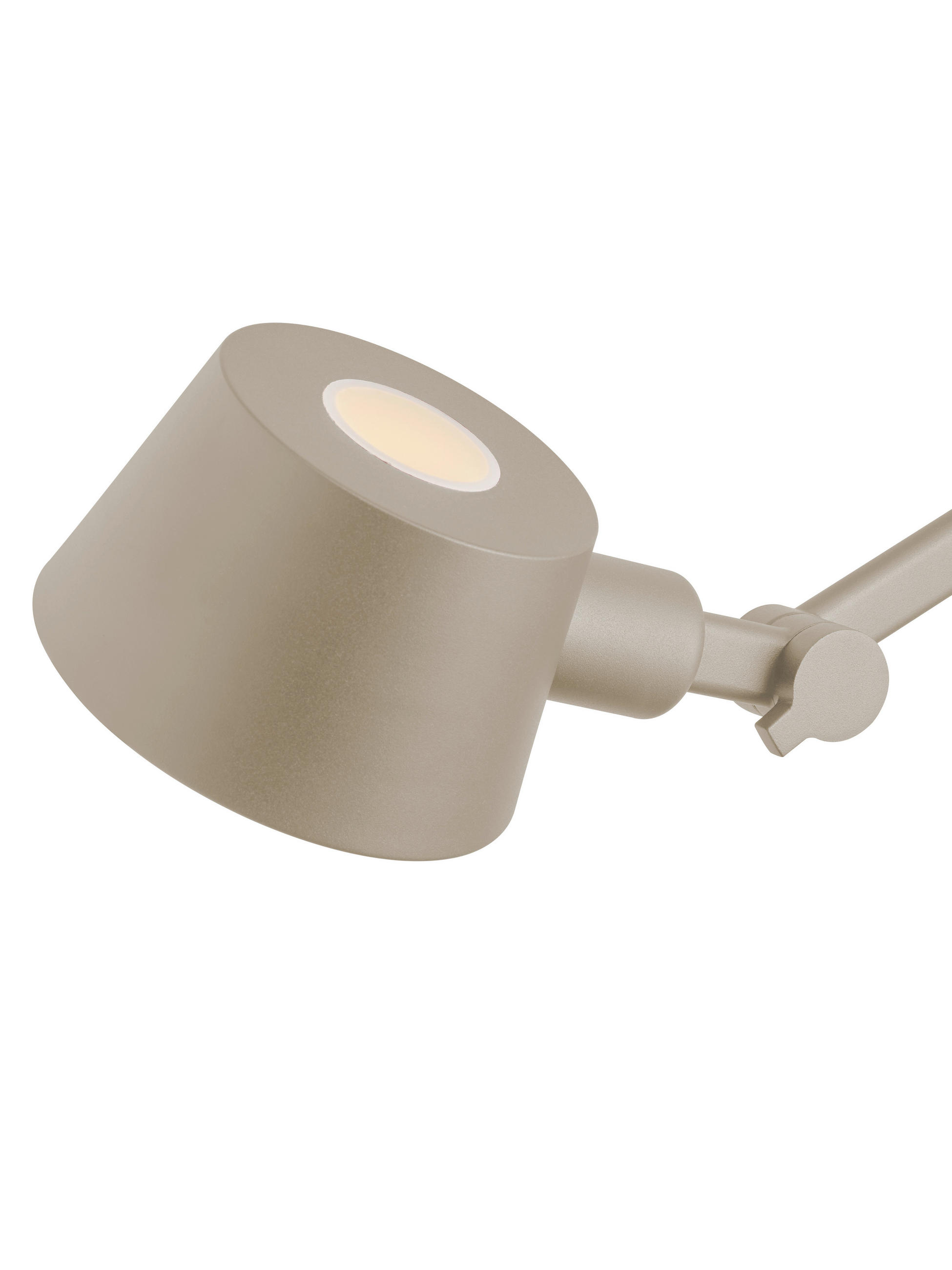TISCHLEUCHTE - Sandfarben, Basics, Metall (39-93cm) - Hell