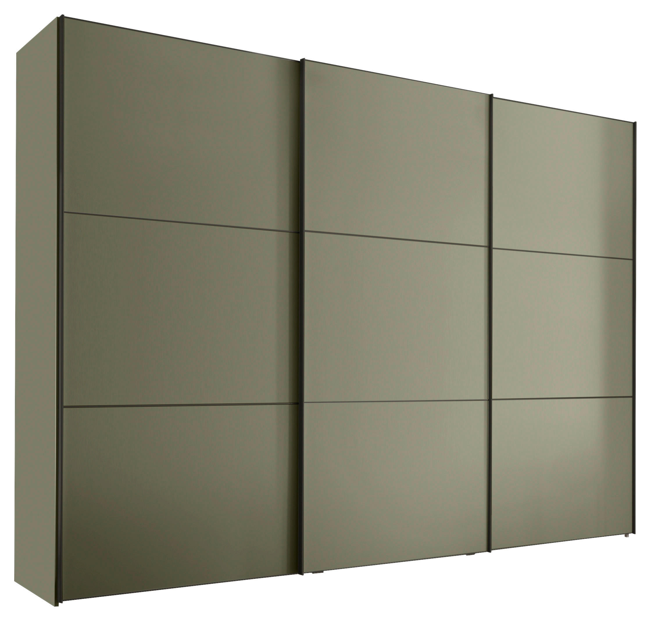 Moderano Schwebetürenschrank Salbeigrün 280x222x68 cm