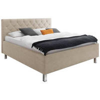 POLSTERBETT 180/200 cm  in Beige  - Beige, Modern, Holzwerkstoff/Textil (180/200cm) - Xora