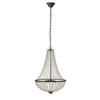 KRONLEUCHTER 50/68 cm   - Klar/Schwarz, Basics, Glas/Metall (50/68cm) - Markslöjd