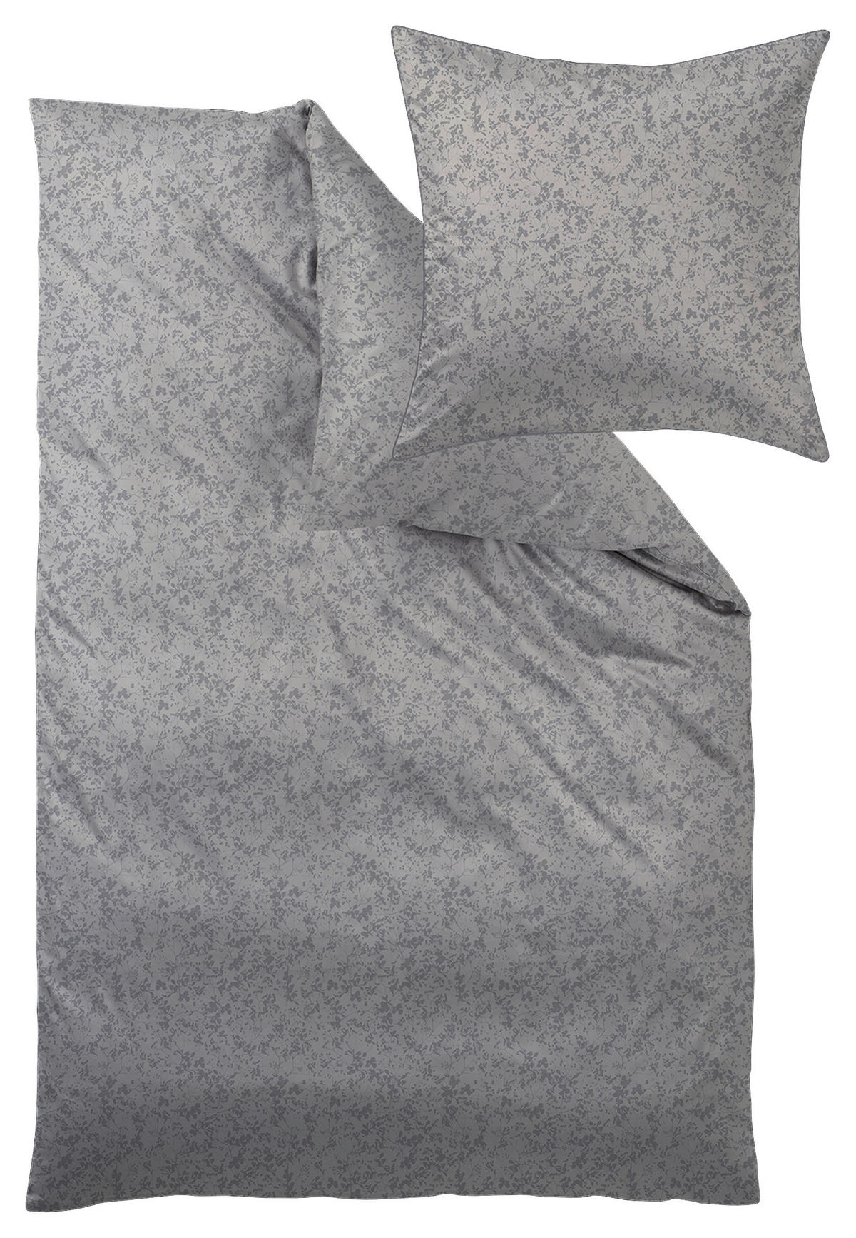 POVLEČENÍ, damašek, šedá, 140/200 cm - šedá, Konvenční, textil (140/200cm) - Curt Bauer