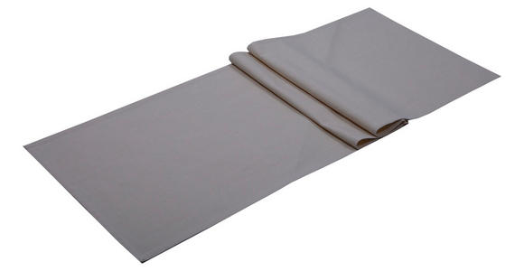 TISCHLÄUFER Textil Weiß 40/140 cm  - Weiß, Basics, Textil (40/140cm) - Novel