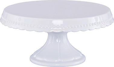 TORTENPLATTE 23/12 cm  - Weiß, Basics, Keramik (23/12cm) - Birkmann