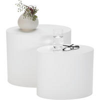 COUCHTISCHSET - Weiß, Design, Holzwerkstoff (40/40cm) - Carryhome