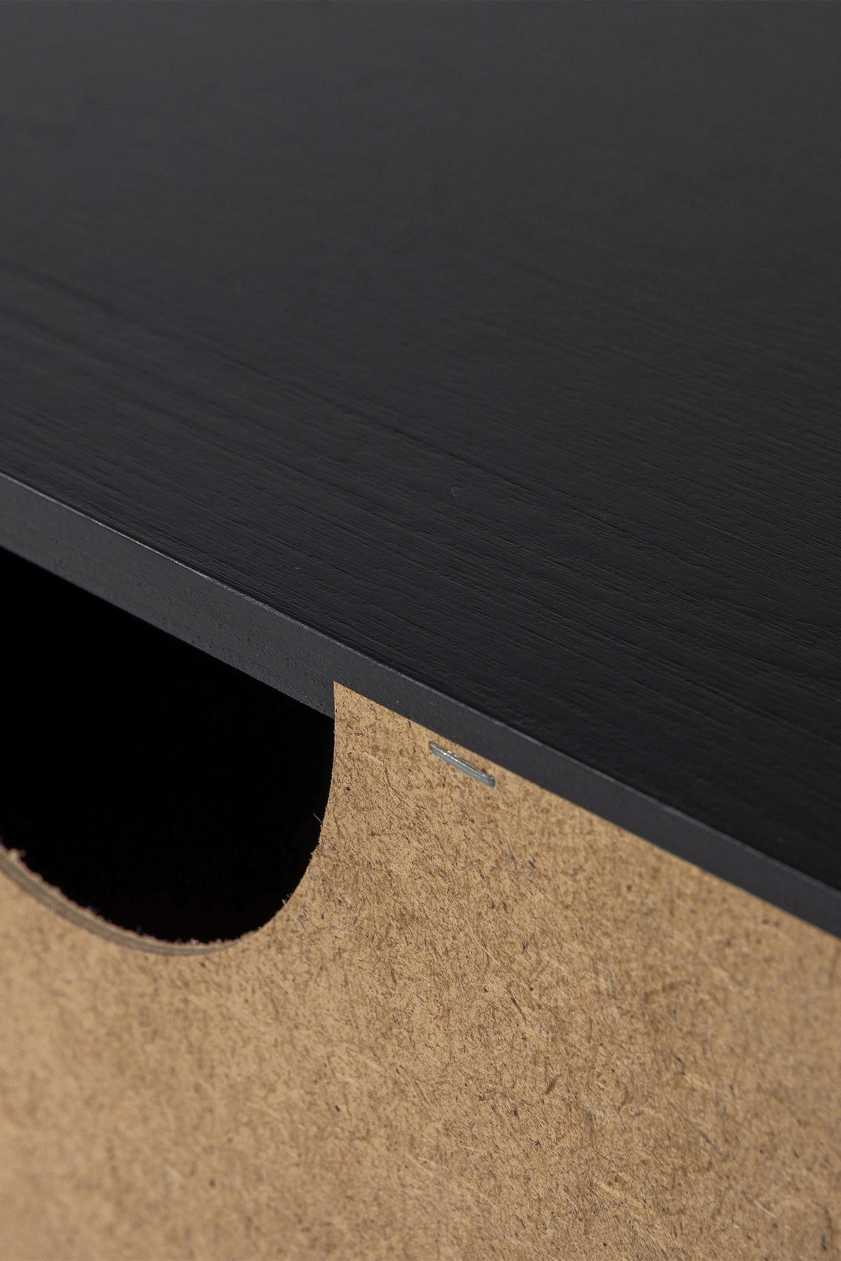 KOMMODE Gunnar  in 94/93/52 cm  - Schwarz, Design, Holz/Metall (94/93/52cm) - Livetastic