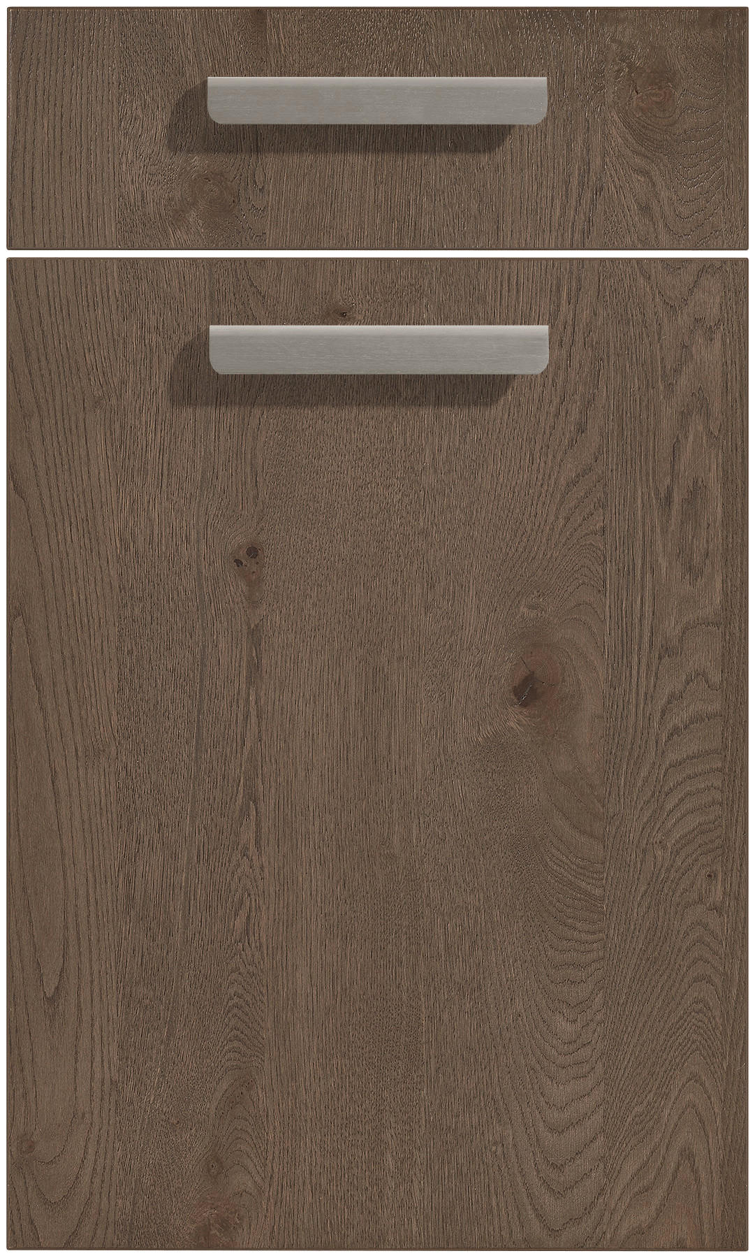 EINBAUKÜCHE TAVOLA  - Eichefarben/Weiß, Natur, Holzwerkstoff - Nolte Küchen
