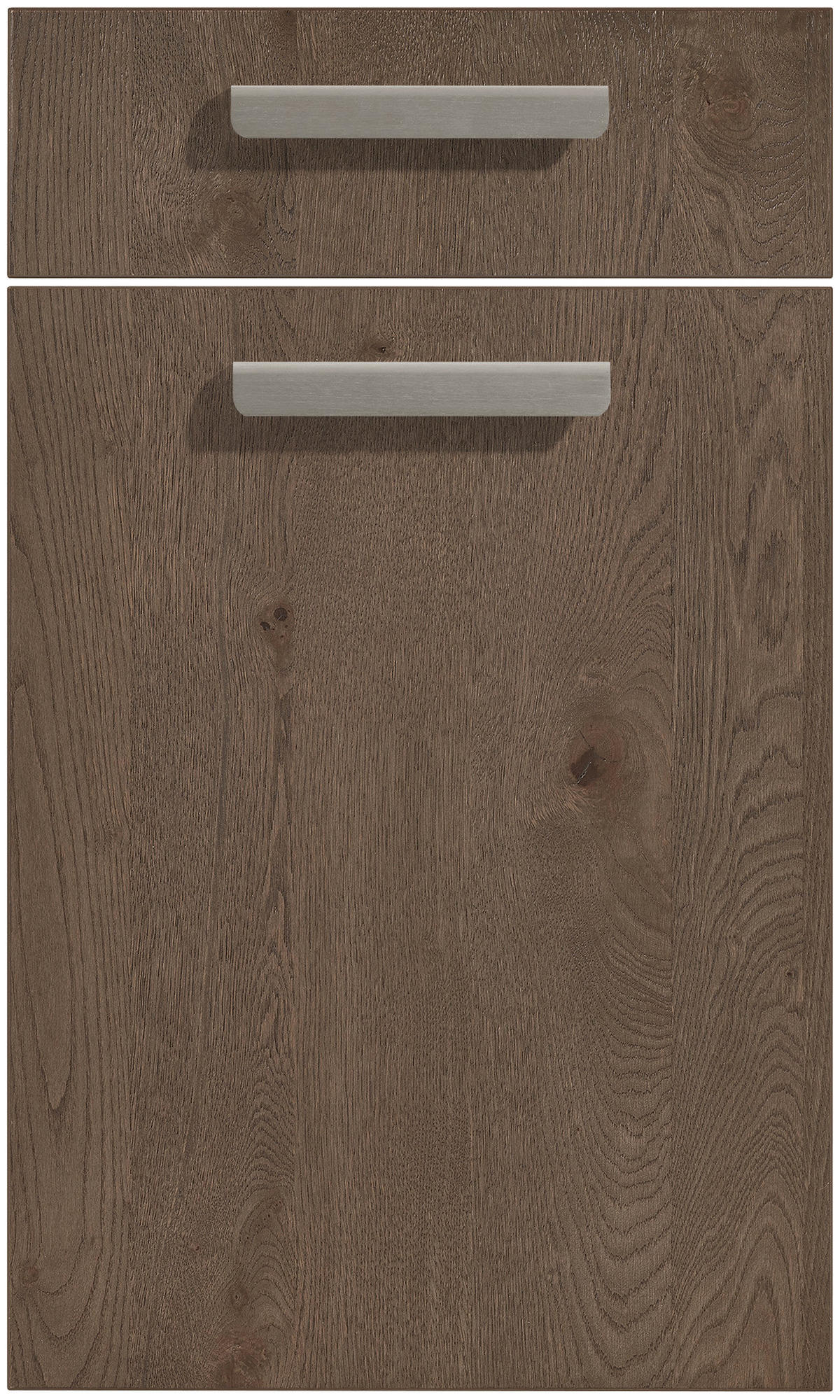 EINBAUKÜCHE TAVOLA  - Eichefarben/Weiß, Natur, Holzwerkstoff - Nolte Küchen