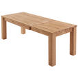 AUSZIEHTISCH in Holz 160-230/90/76 cm  - Eichefarben, Basics, Holz (160-230/90/76cm) - Linea Natura