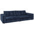 SOFA in Textil Blau, Dunkelblau - Blau/Schwarz, Design, Kunststoff/Textil (290/87/122cm) - Ambiente SOFA in Textil Blau, Dunkelblau - Blau/Schwarz, Design, Kunststoff/Textil (290/87/122cm) - Ambiente