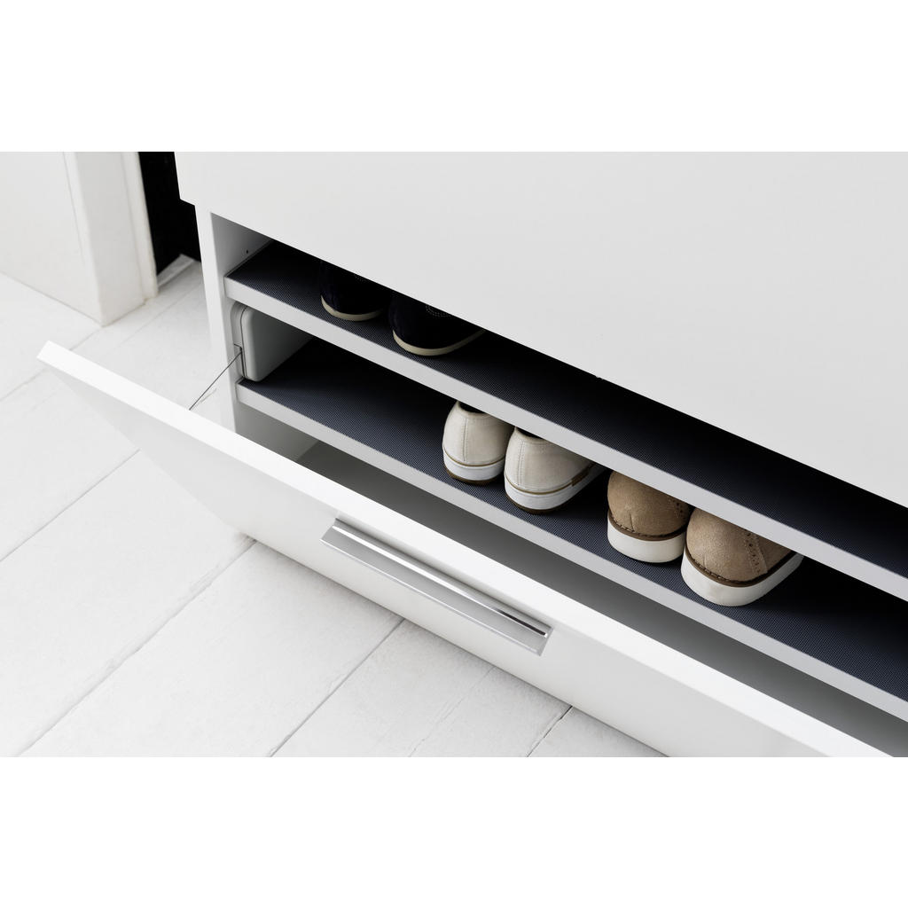 Thumbnail - Moderano Garderobe, Weiß, Mintgrün, Glas, Holzwerkstoff, 4-teilig, 161x220x35 cm, Made in Germany, Garderobe, Garderoben...