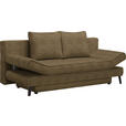 SCHLAFSOFA  in Webstoff Hellgrün  - Schwarz/Hellgrün, Design, Textil/Metall (200/85/90cm) - Xora