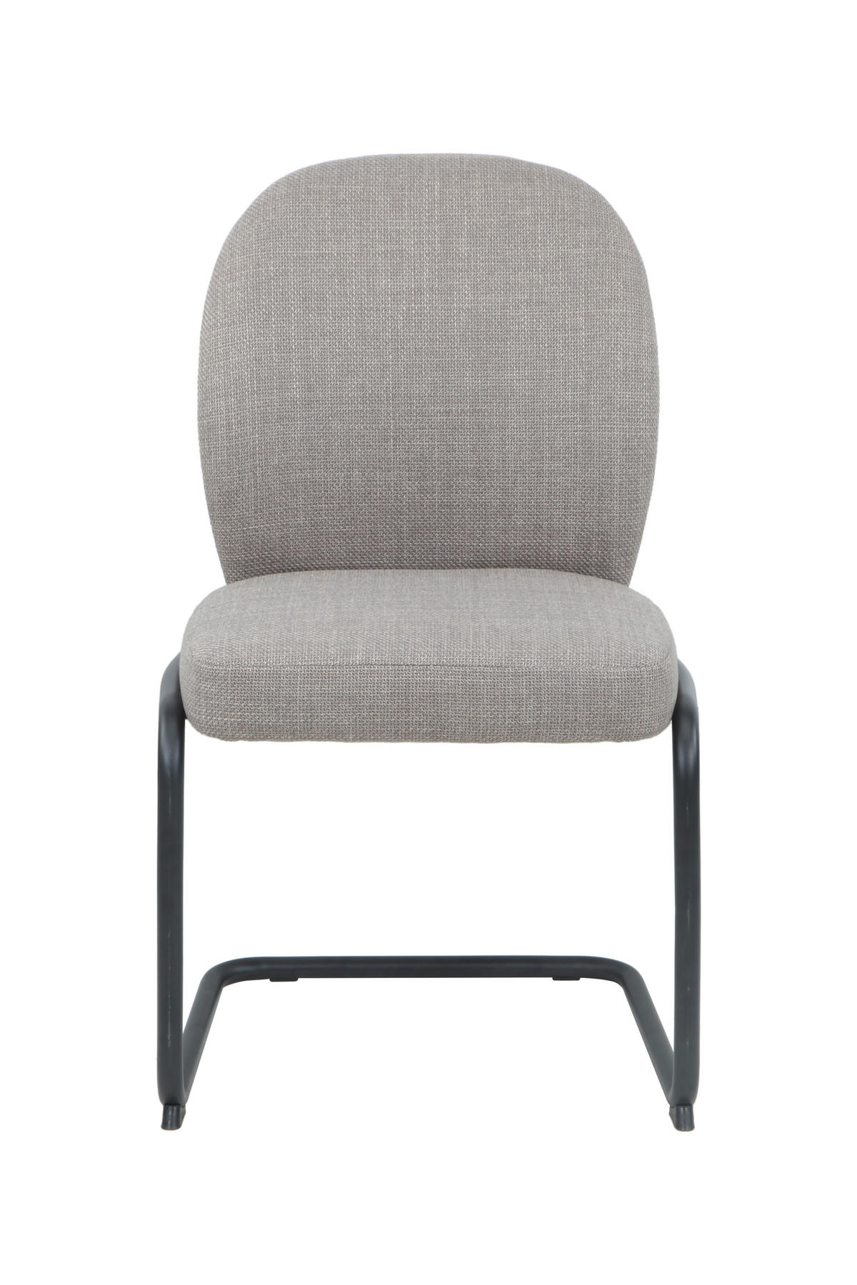 SCHWINGSTUHL-SET 2 Stück  in Stahl Webstoff  - Schlammfarben/Schwarz, MODERN, Textil/Metall (53/90/62cm) - MID.YOU