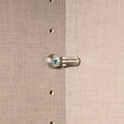 SCHWEBETÜRENSCHRANK  in Weiß  - Chromfarben/Weiß, KONVENTIONELL, Glas/Holzwerkstoff (361/235/68cm) - Novel