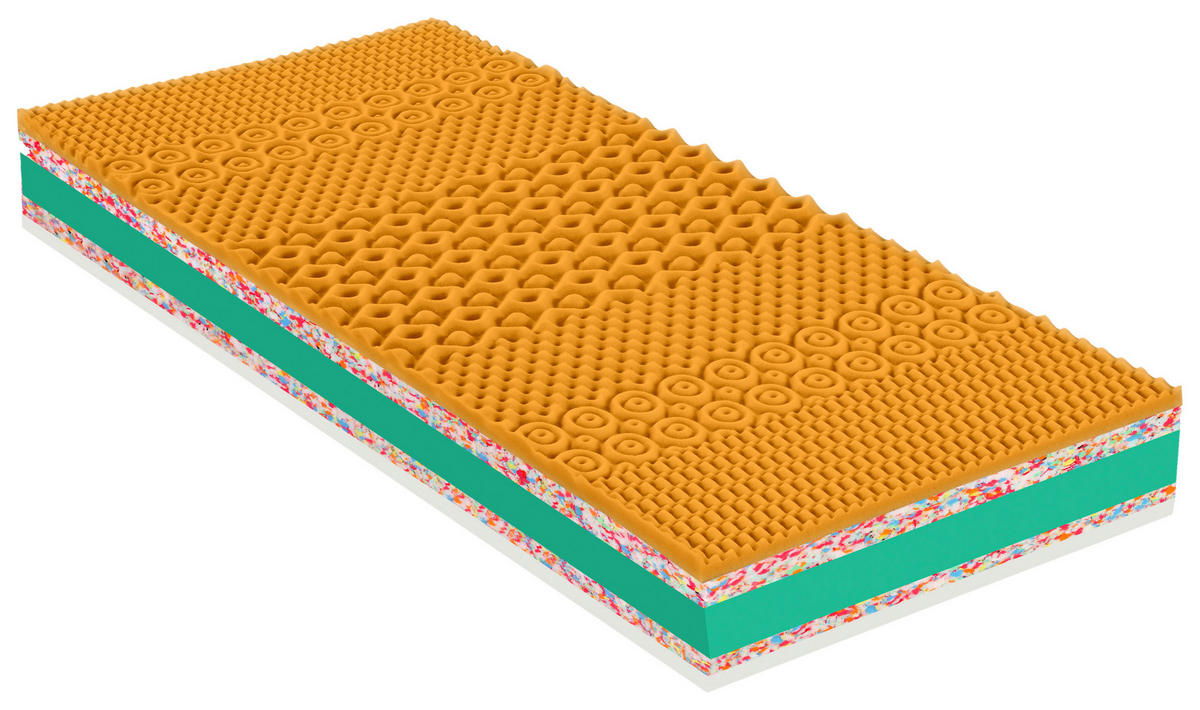 MATRACE, 90/200 cm - bílá, Basics, textil (90/200cm) - Sleeptex