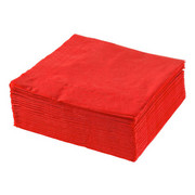 UBROUSEK, 40/40 cm, červená - červená, Basics, papír (40/40cm) - Xxxlpack