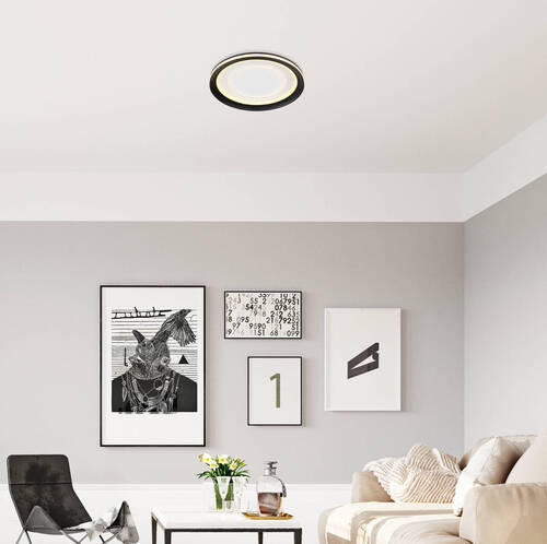 TAKLAMPA 18 W 30/5,5 cm  - vit/opal, Basics, metall/plast (30/5,5cm) - Globo