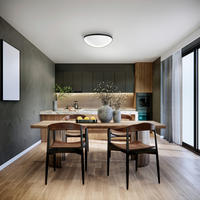 LED-DECKENLEUCHTE Quirk 42/7 cm   - Goldfarben, Design, Kunststoff/Metall (42/7cm) - Fabas Luce
