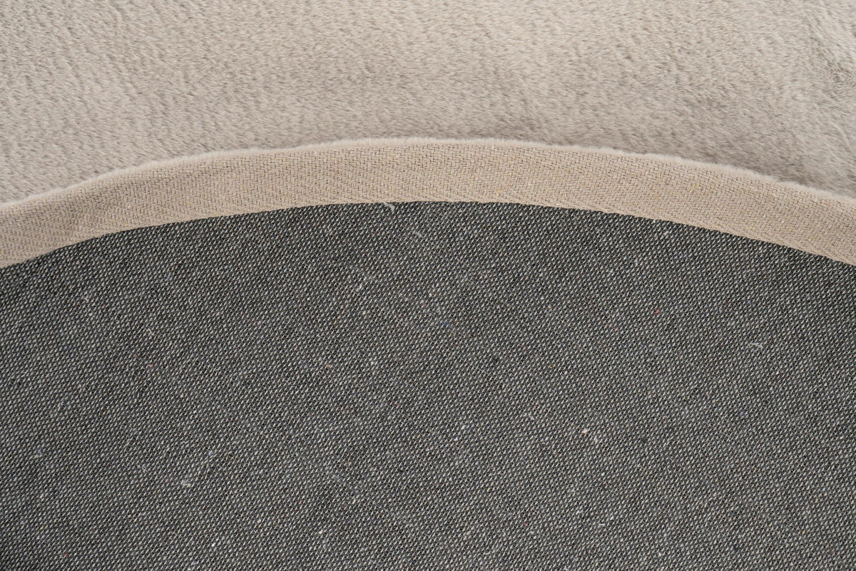 HOCHFLORTEPPICH 120/120 cm Taupe  - Taupe, Basics, Textil (120/120cm) - Kayoom