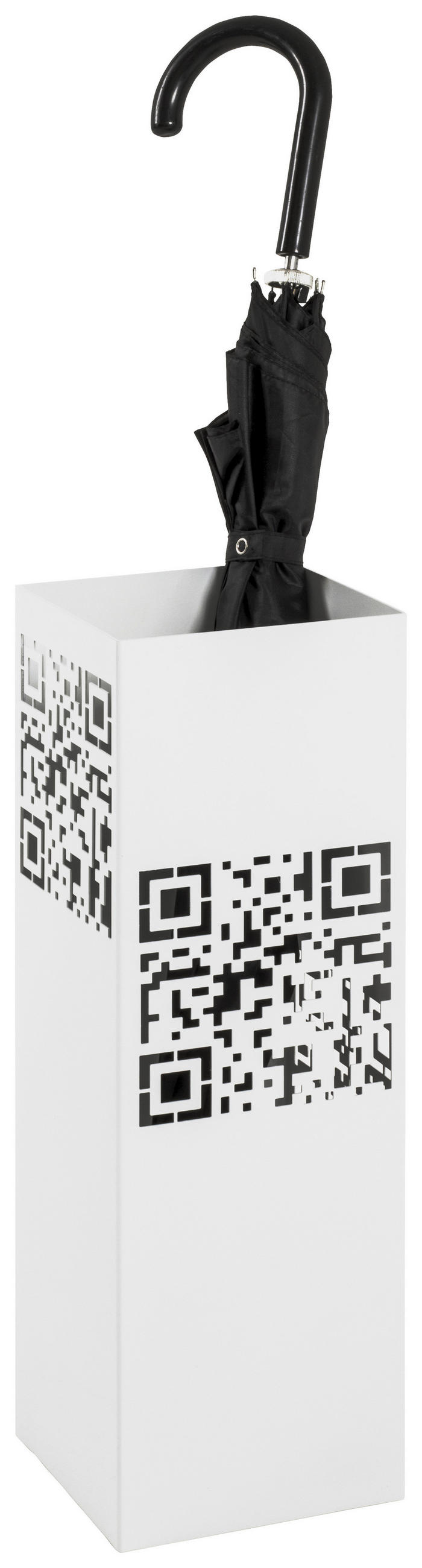 Schirmständer Quinn Weiß Metall H: 48 cm