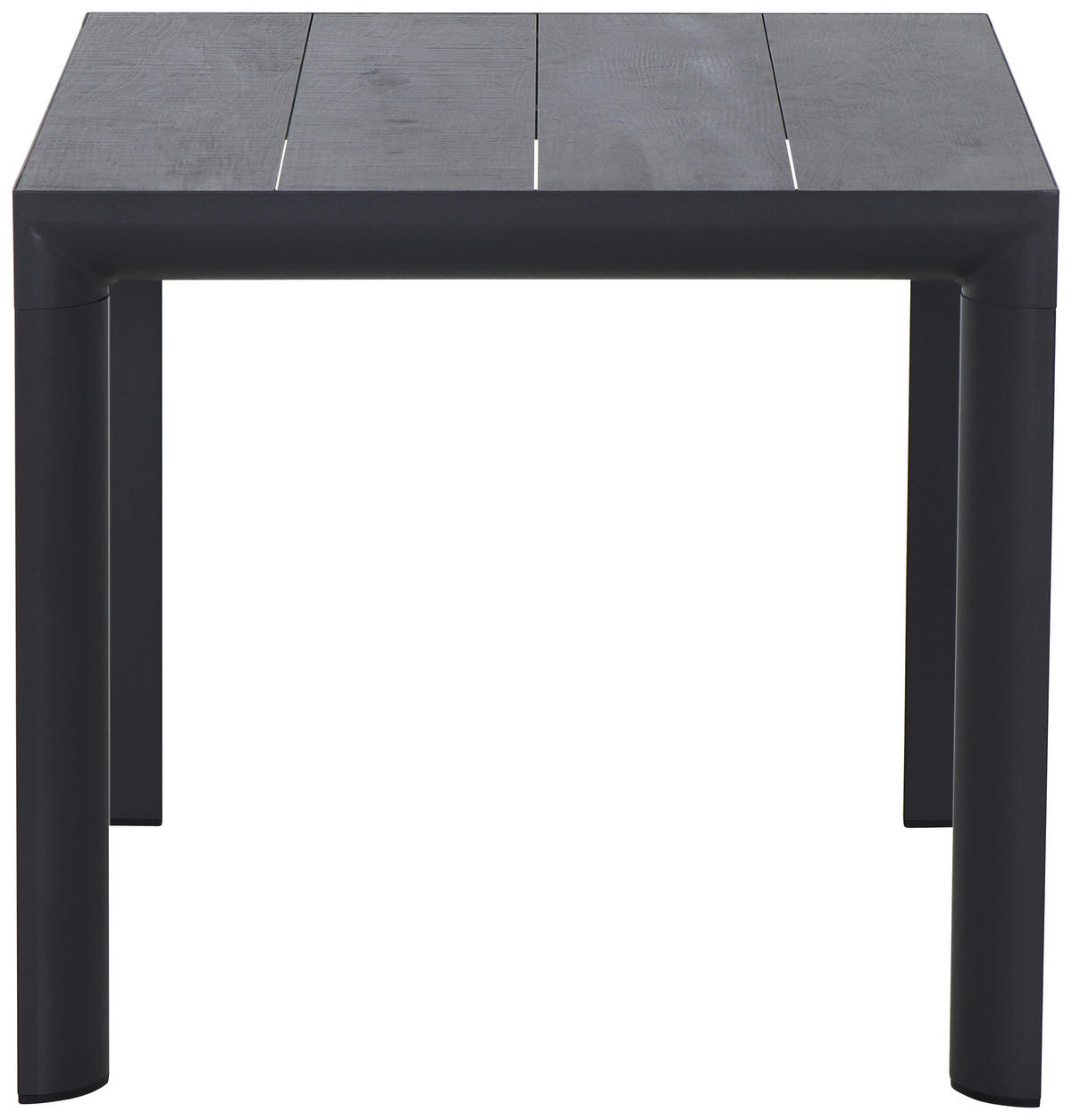 GARTENTISCH 80/80/74 cm Metall quadratisch  - Schieferfarben/Anthrazit, Basics, Keramik/Metall (80/80/74cm) - Siena Garden