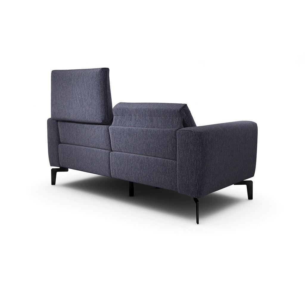 Thumbnail - Sensoo Zweisitzer Cosy, Blau, Textil, 2-Sitzer, 180x86x86-94 cm, Stoffauswahl, Armteil links, rechts, Wohnzimmer, Sofas ...