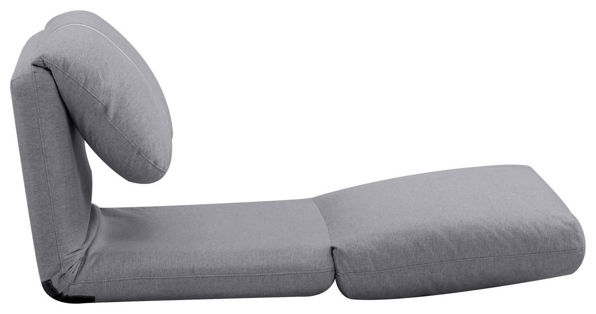 SCHLAFSESSEL  in Webstoff Dunkelgrau  - Dunkelgrau/Hellgrau, Design, Textil (78/58/82cm) - Livetastic